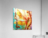 Dragonfly Spirit Animal Messenger Painting wall art decor by Nazan Saatci Art  Acrylic Print
