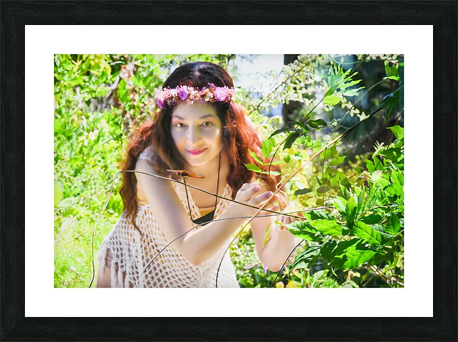 LETS STRIKE A POSE  Dragonfly Fairy Collection by Nazan Saatci 4-5  Framed Print Print
