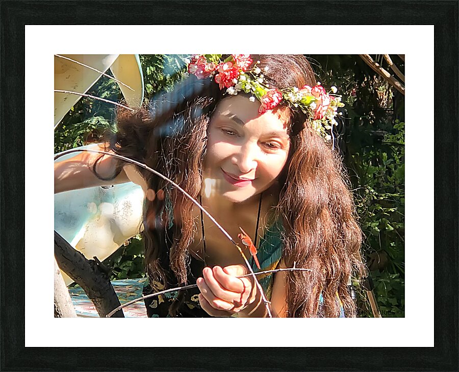  A TINY BEING WITH A BIG MISSION Dragonfly Fairy Collection 10-12 by Fairy Voices  Framed Print Print