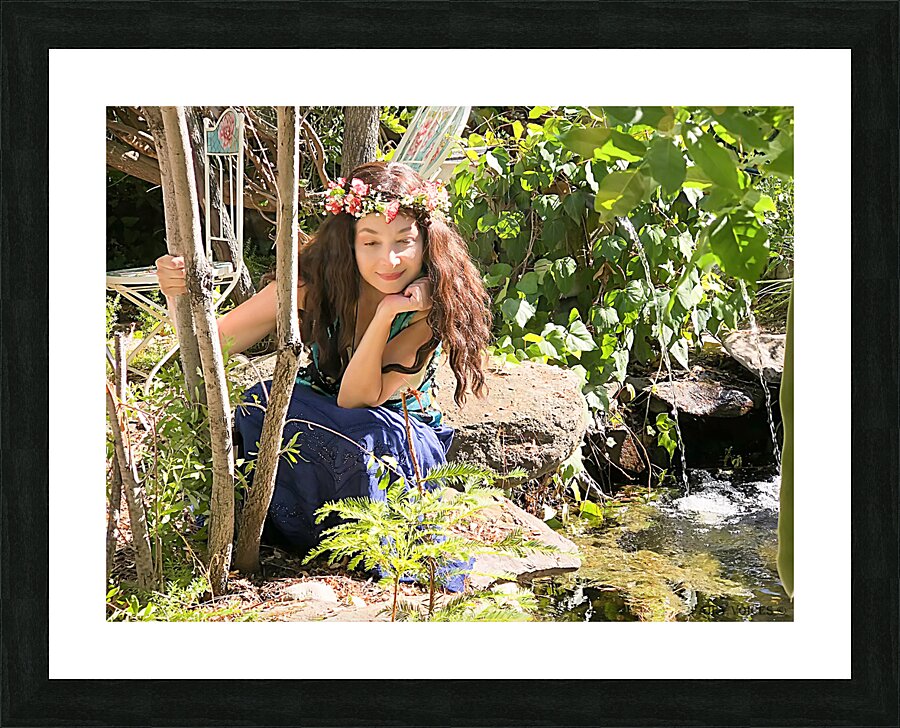  A TINY BEING WITH A BIG MISSION Dragonfly Fairy Collection 11-12 by Fairy Voices  Framed Print Print
