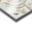 Woman with Butterfly decorative 3d relief sculpture  floral abstract wall art print by Nazan Saatci Art Acrylic print