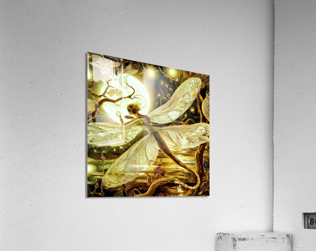 Water Nymph wall art by Nazan saatci art Acrylic Print
