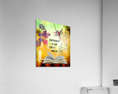 EMBRACE YOUR FAIRY MUSE Wall Art Gift For Writers Authors   Impression acrylique