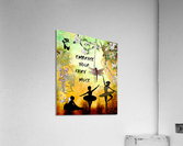 EMBRACE YOUR FAIRY MUSE WALL ART 2-4 Gift For Dancers Ballets Ballerinas  Impression acrylique
