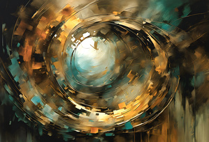 CELESTIAL PASSAGE  wall art by Nazan Saatci Art