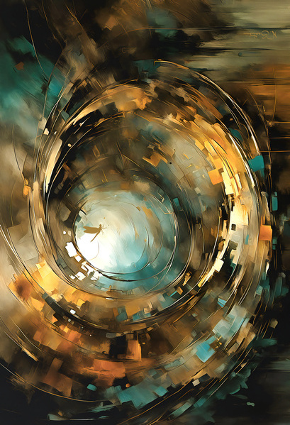 CELESTIAL PASSAGE  wall art by Nazan Saatci Art by Nazan Saatci