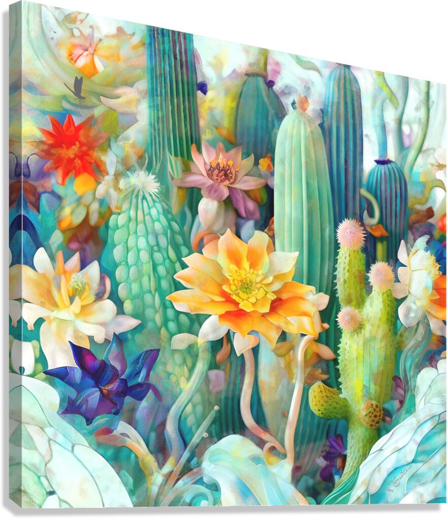 Succulent  Garden  wall art by Nazan Saatci Art  Impression sur toile