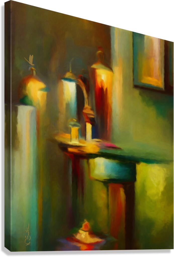 Candle wall art by Nazan Saatci Art  Impression sur toile