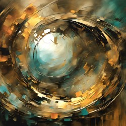 CELESTIAL PASSAGE  wall art by Nazan Saatci Art