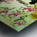 EMBRACE YOUR FAIRY MUSE Violinist 1-2 wall art gift dragonfly art by Fairy Voices Metal print