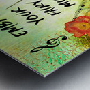 EMBRACE YOUR FAIRY MUSE -ART-PIANIST dragonfly art For Piano Lovers  Metal print