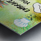 EMBRACE YOUR FAIRY MUSE wall art gift cook chef Metal print