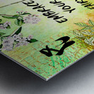 EMBRACE YOUR FAIRY MUSE WALL ART 2-4 Gift For Dancers Ballets Ballerinas Metal print