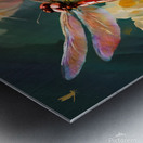 Dragonfly and Roses  wall art by Nazan Saatci Art Metal print