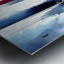 City Blast  Decorative Wall Art Abstract by Nazan Saatci Art Metal print