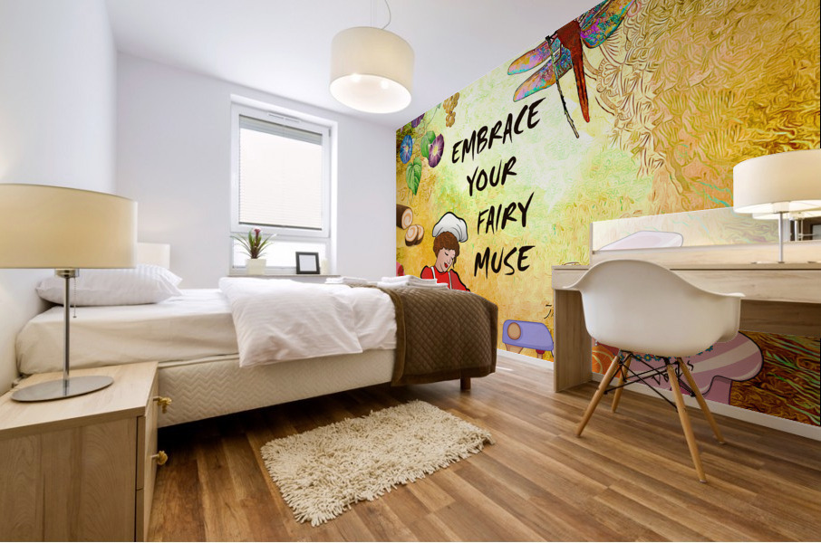 EMBRACE YOUR FAIRY MUSE Wall Art gift for cooks chefs  Impression murale