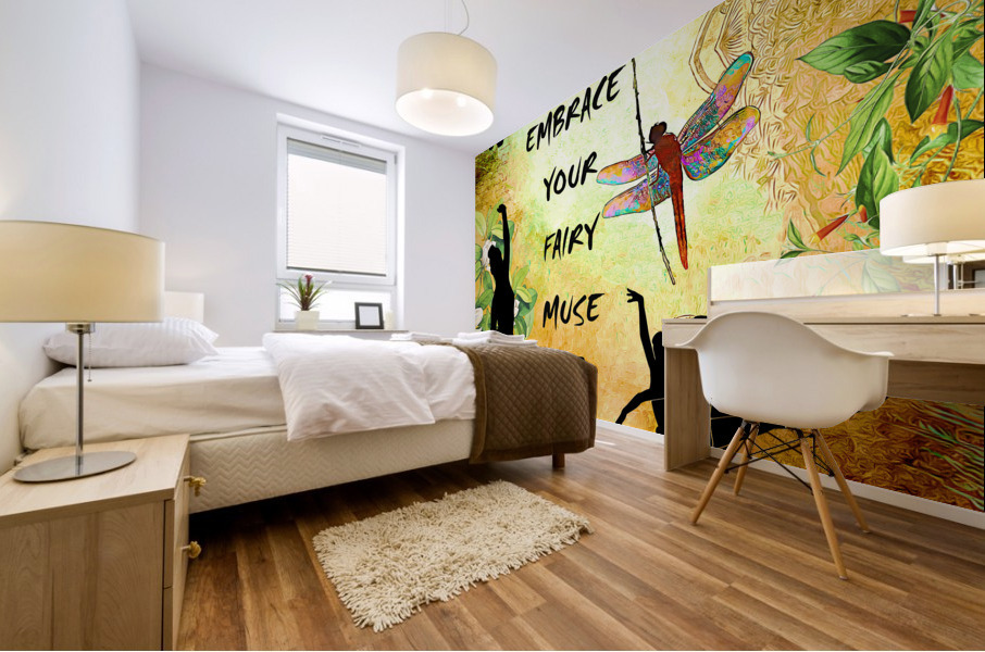 EMBRACE YOUR FAIRY MUSE ART For Ballet Ballerina 1-4 by Fairy Voices Mural print