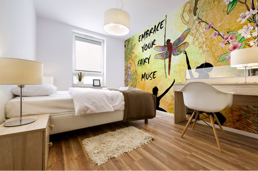 EMBRACE YOUR FAIRY MUSE WALL ART 2-4 Gift For Dancers Ballets Ballerinas Mural print