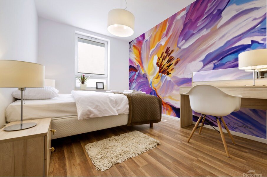 Peony in Bloom wall art by Nazan Saatci Art Mural print