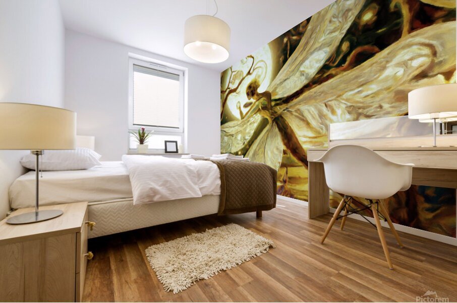 Water Nymph wall art by Nazan saatci art Mural print