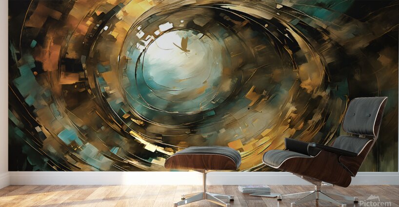 CELESTIAL PASSAGE  wall art by Nazan Saatci Art Wall Murals