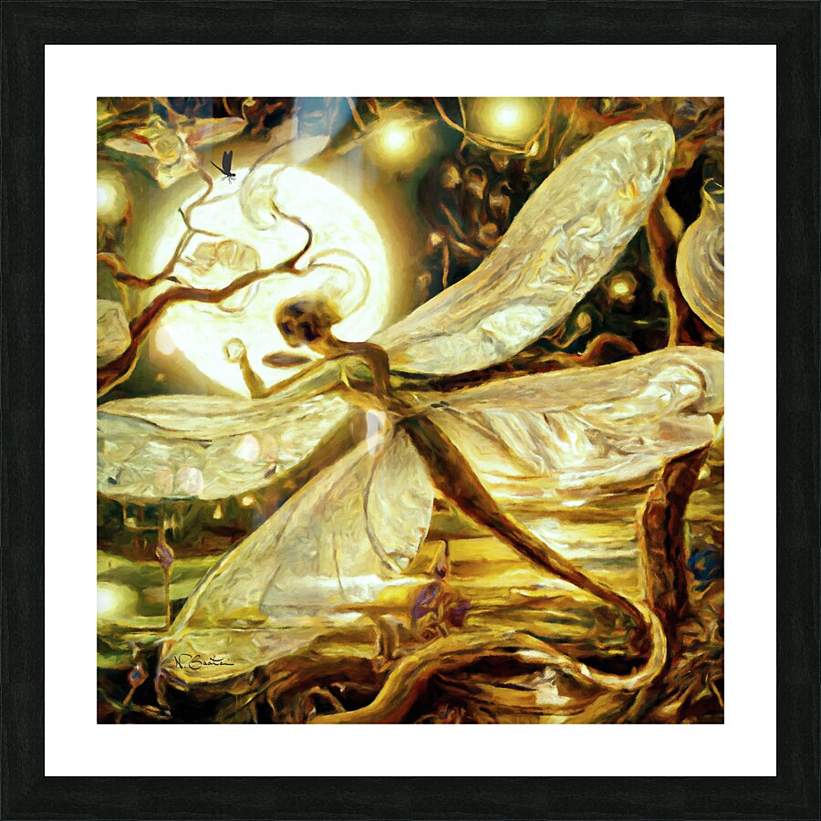 Water Nymph wall art by Nazan saatci art Picture Frame print