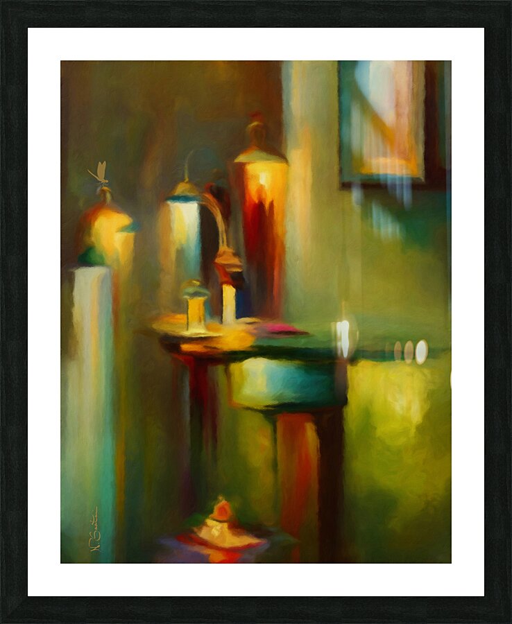 Candle wall art by Nazan Saatci Art Picture Frame print