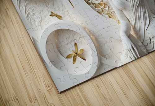 Woman with Dragonfly DS Nazan Saatci puzzle