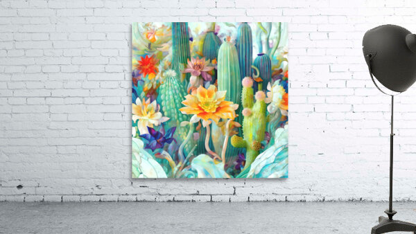 Succulent  Garden  wall art by Nazan Saatci Art Wall Preview
