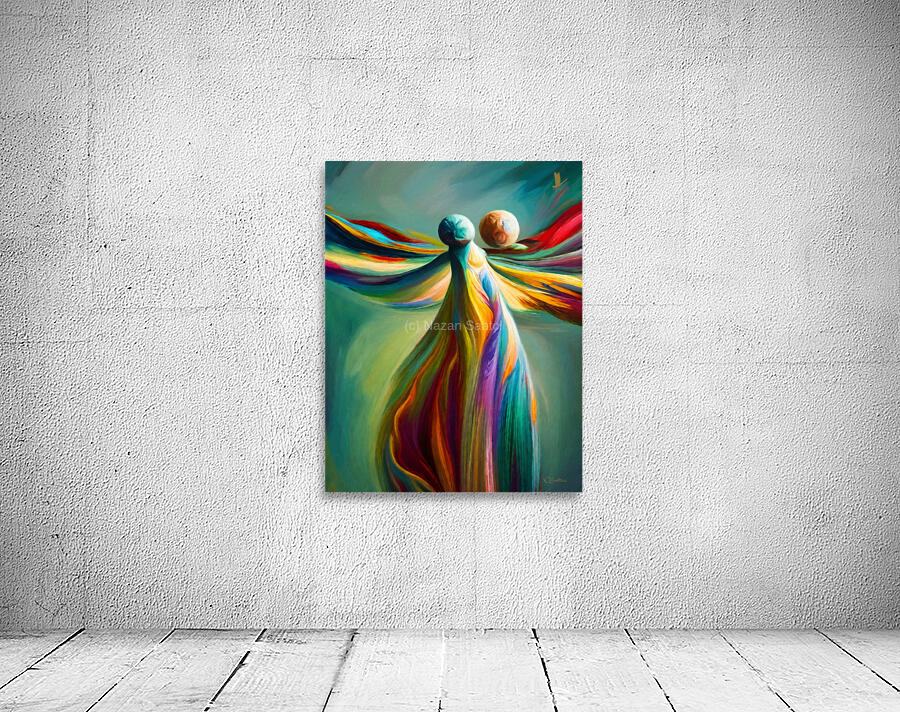 Divine Dance abstract  wall art by Nazan Saatci Art Wall Preview