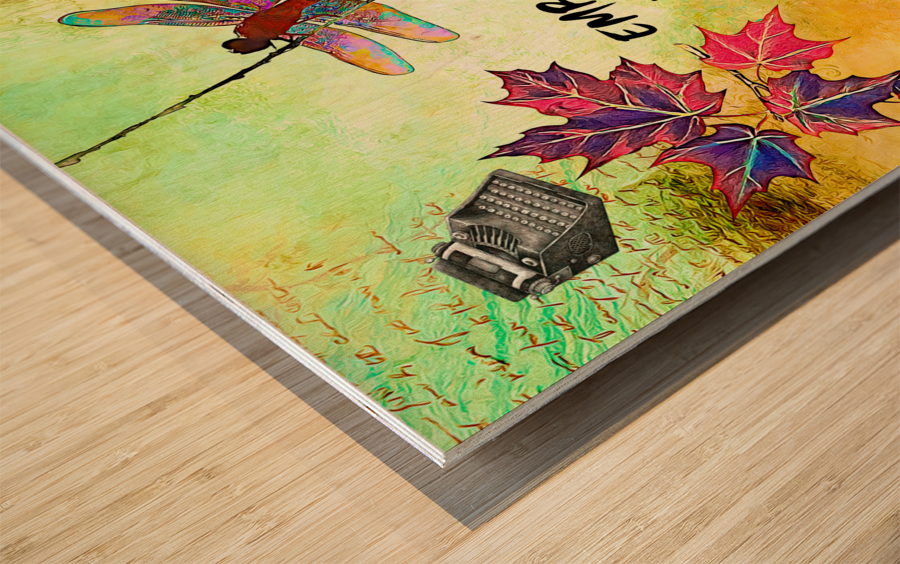 EMBRACE YOUR FAIRY MUSE Wall Art Gift For Writers Authors  Wood print