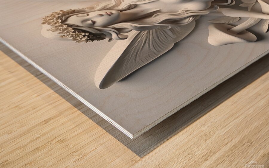 Forest Fairy DS Wood print